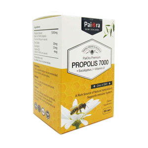 파이오라 프로폴리스 7000 유칼립투스 비타민D 함유 60캡슐