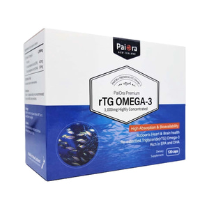 파이오라 알티지 오메가 3 rTG OMEGA-3 120 캡슐 (EPA 400+DHA 300)